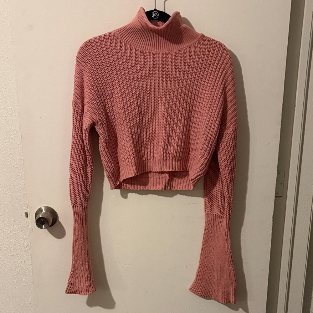 American Apparel Dusty Rose Turtleneck Sweater